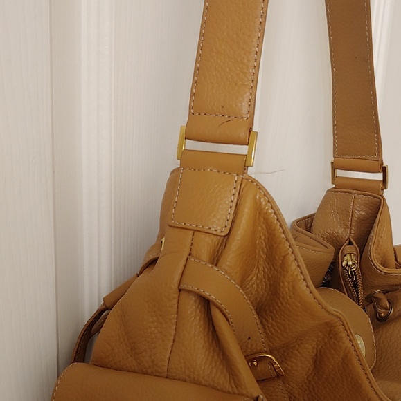 Maxx New York beige tan hobo shoulder leather bag - Picture 7 of 8